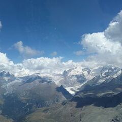Verortung via Georeferenzierung der Kamera: Aufgenommen in der Nähe von Visp, Schweiz in 3454 Meter